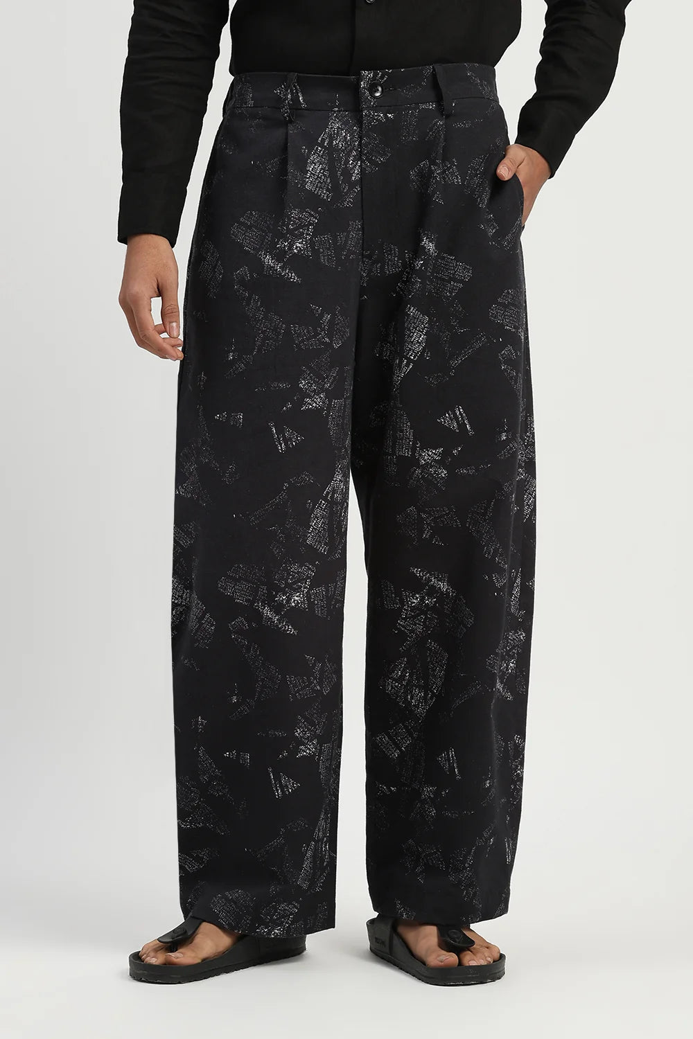 News Print Trouser