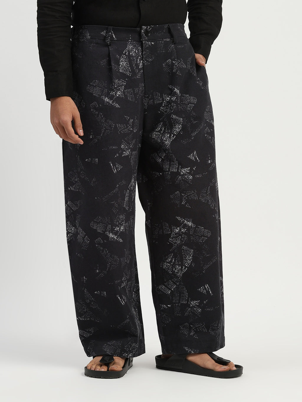 News Print Trouser