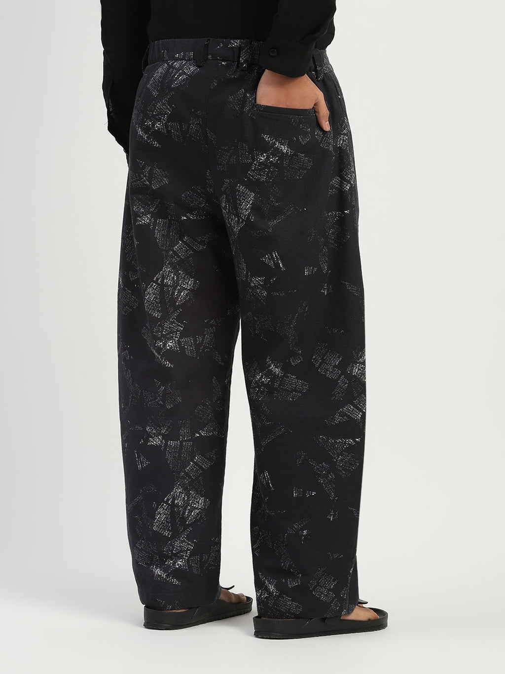 News Print Trouser