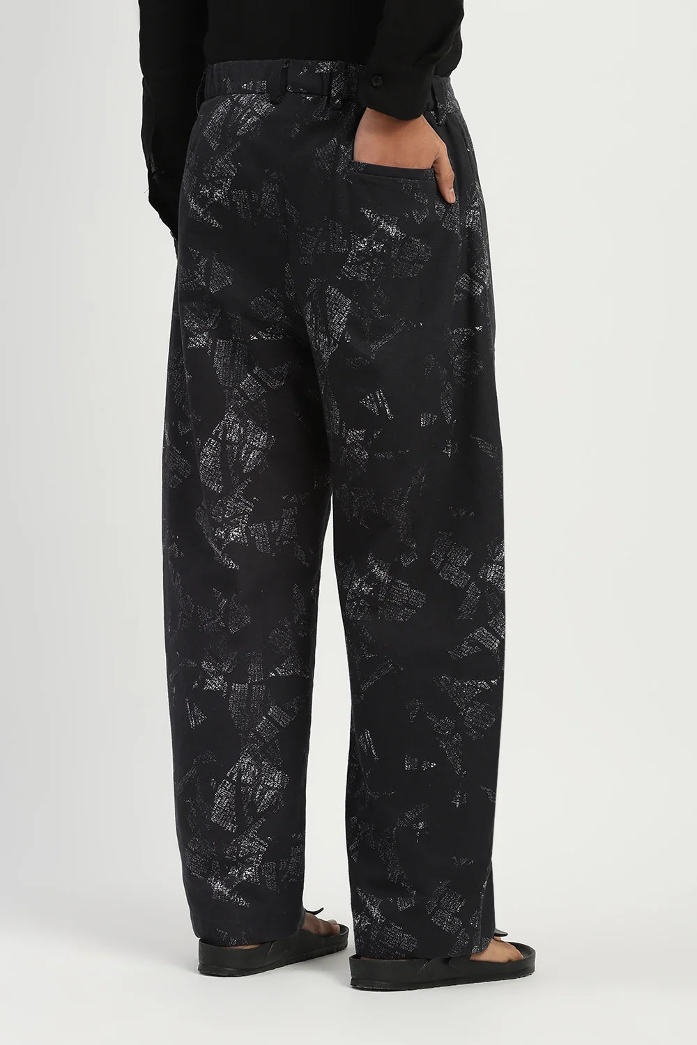 News Print Trouser