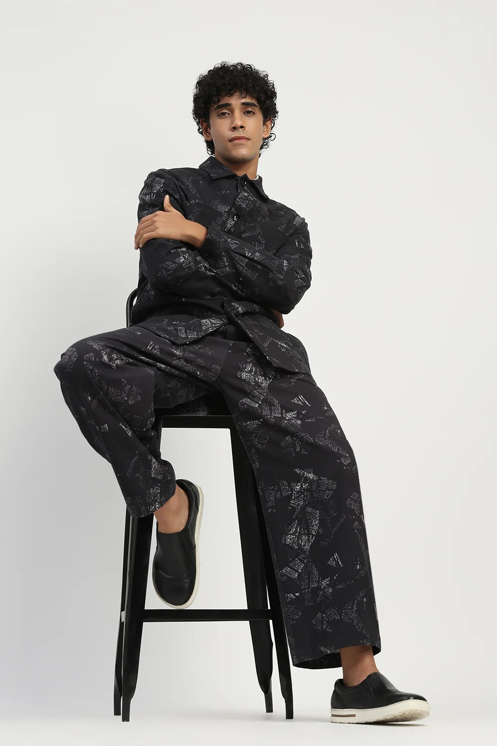 News Print Trouser