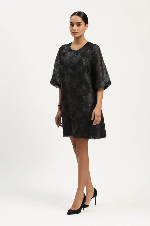 Tesselation Foil Dress