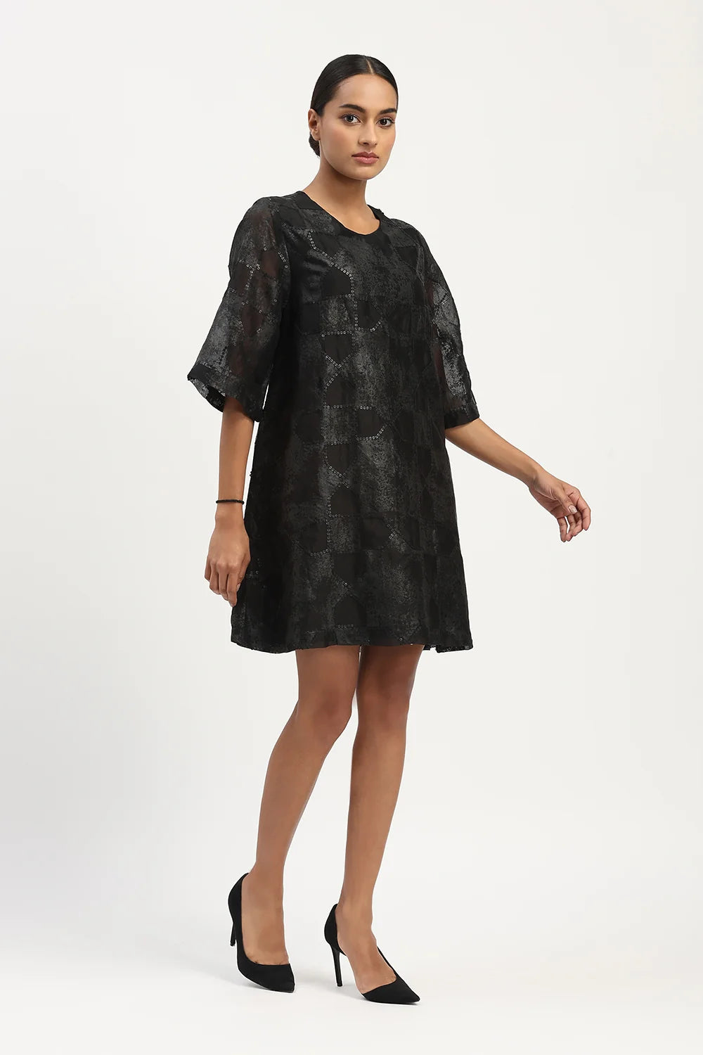 Tesselation Foil Dress