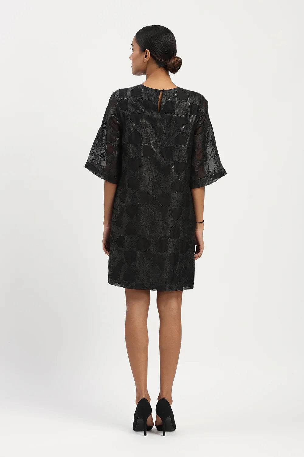 Tesselation Foil Dress