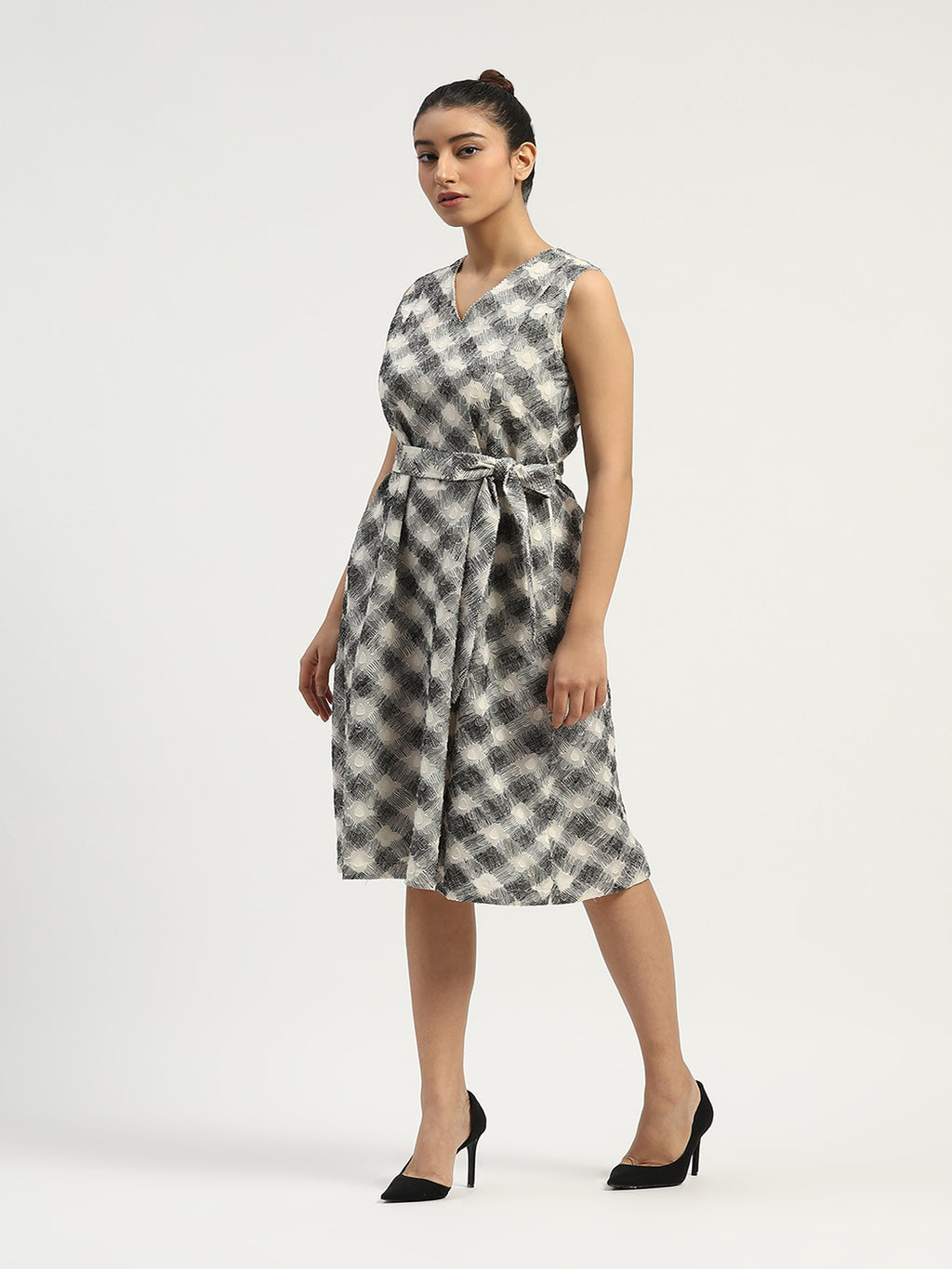 Lattice Cutwork Dress