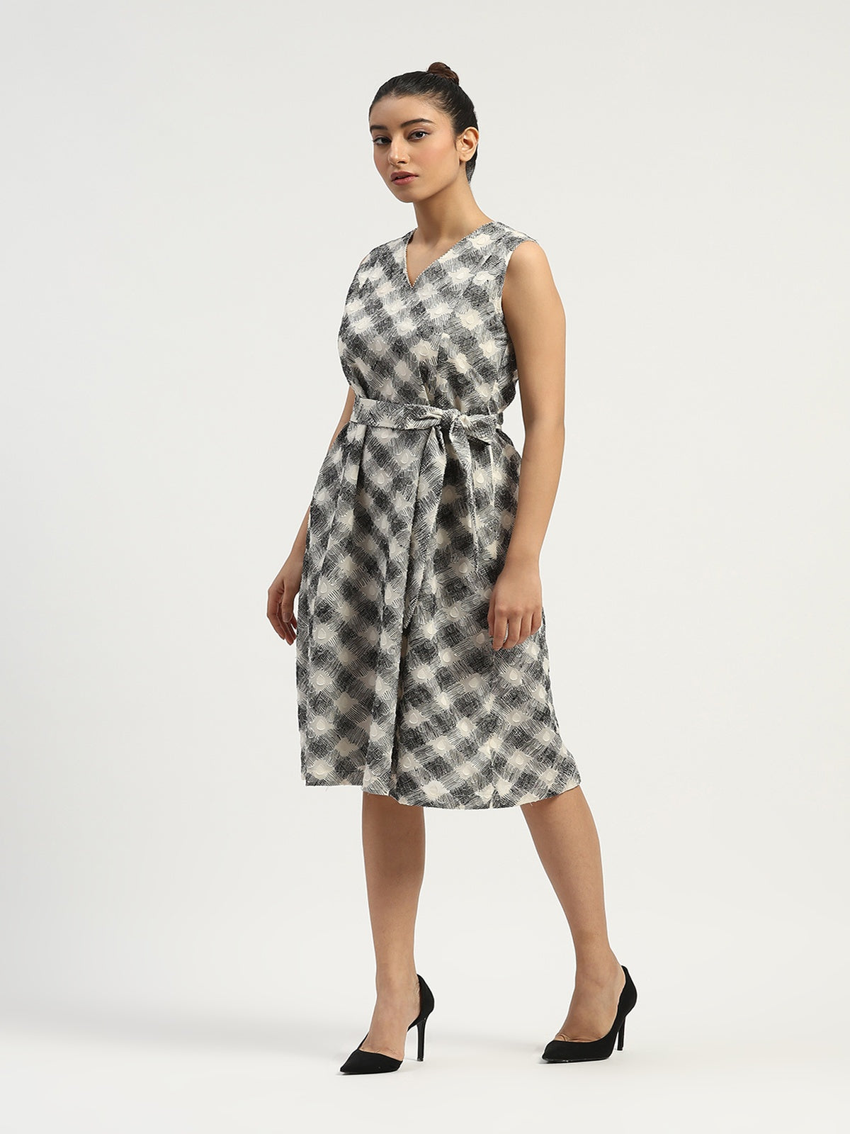 Lattice Cutwork Dress