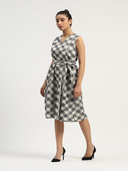 Lattice Cutwork Dress