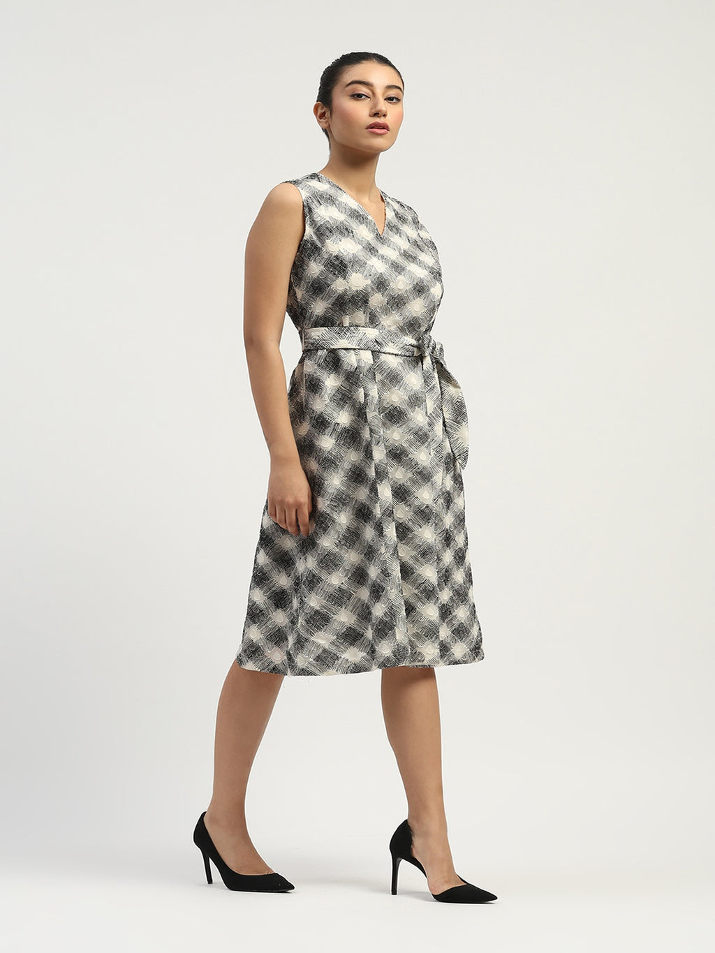 Lattice Cutwork Dress