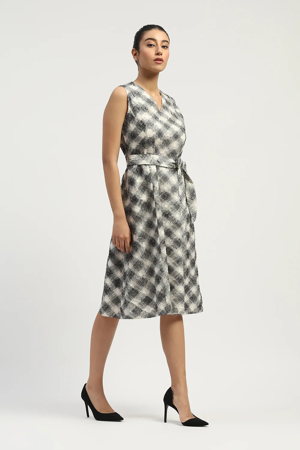 Lattice Cutwork Dress