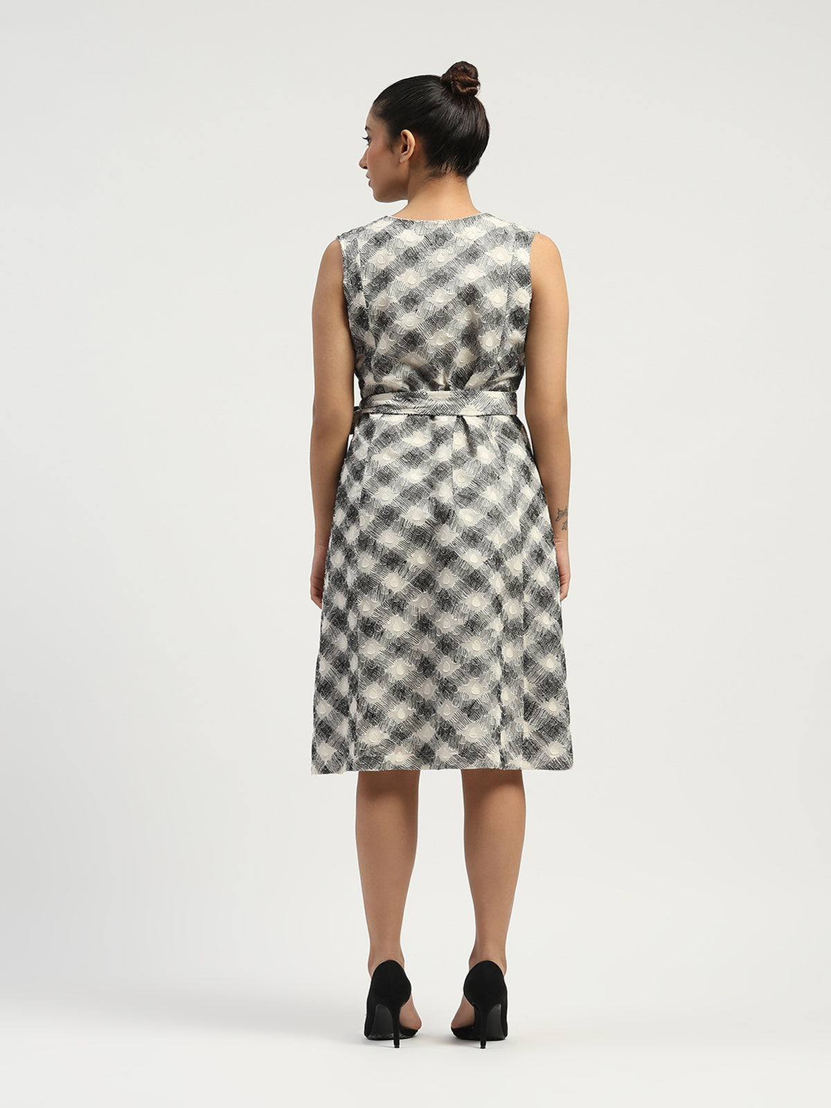Lattice Cutwork Dress