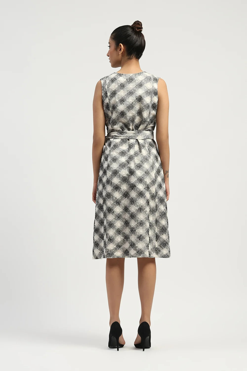 Lattice Cutwork Dress