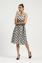Lattice Cutwork Dress