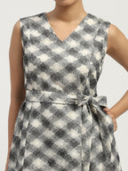 Lattice Cutwork Dress