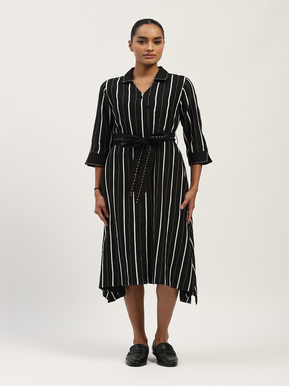 Tape Stripe Dress