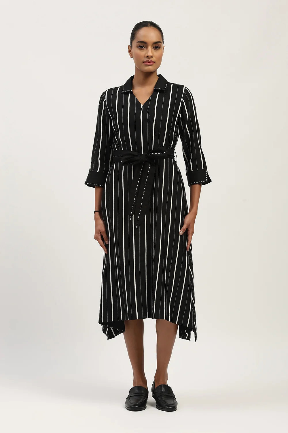 Tape Stripe Dress