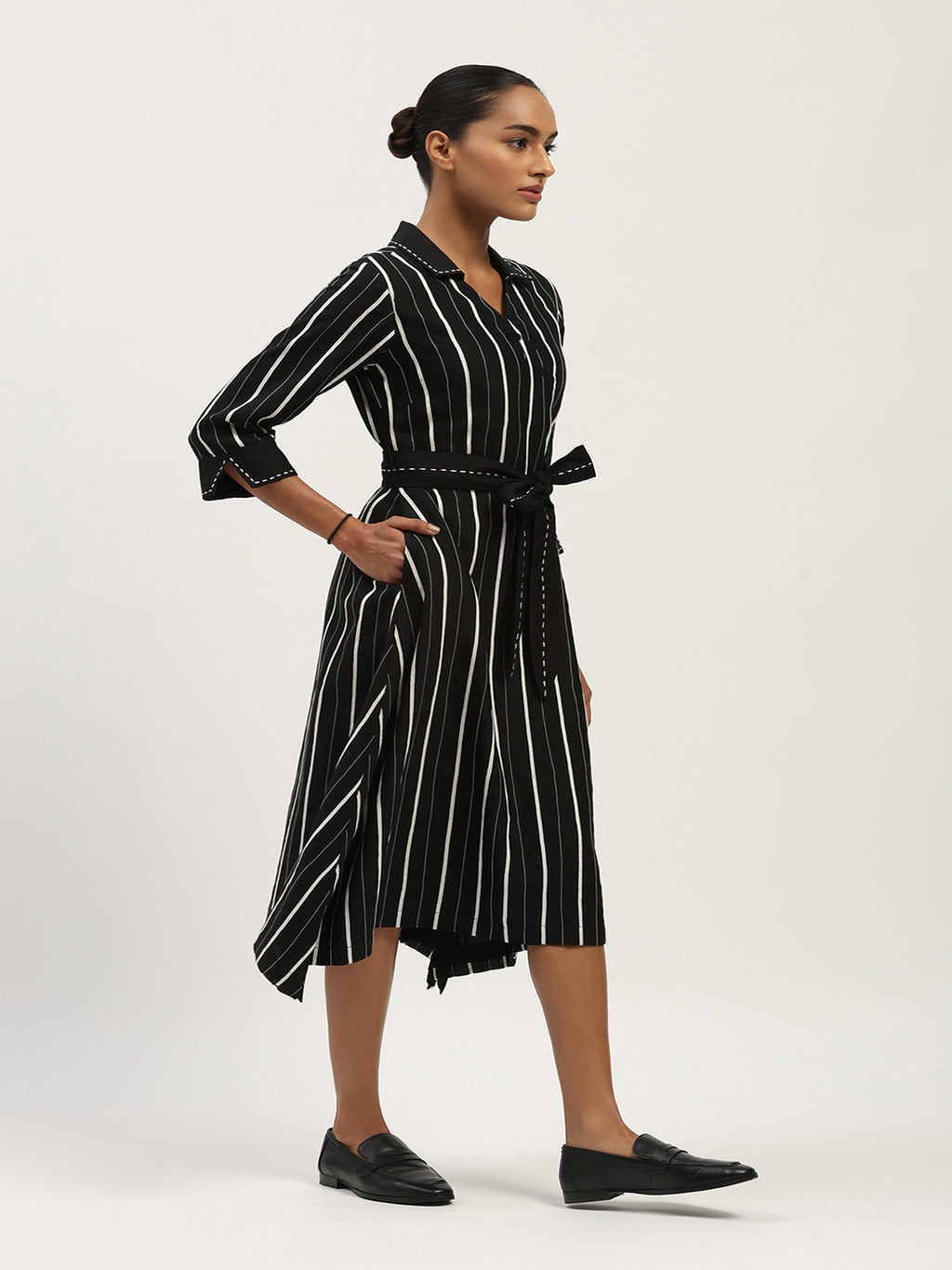 Tape Stripe Dress