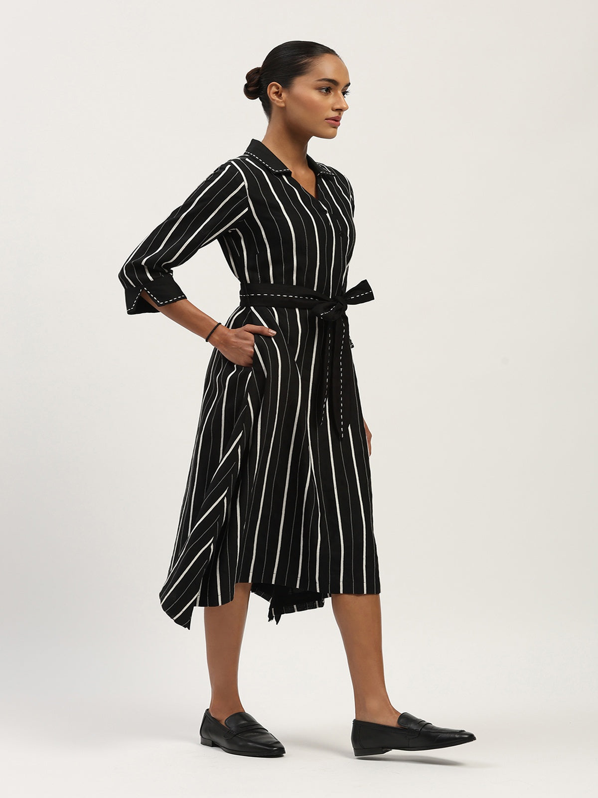 Tape Stripe Dress