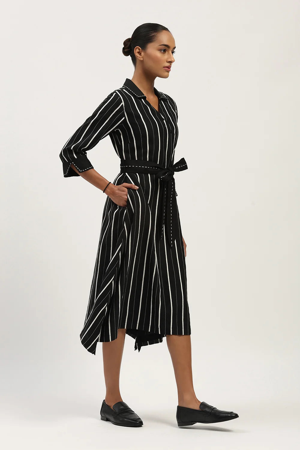 Tape Stripe Dress
