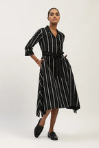Tape Stripe Dress