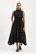 Sequin Dot Long Dress
