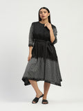 Ikat Checks Dress