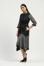 Ikat Checks Dress