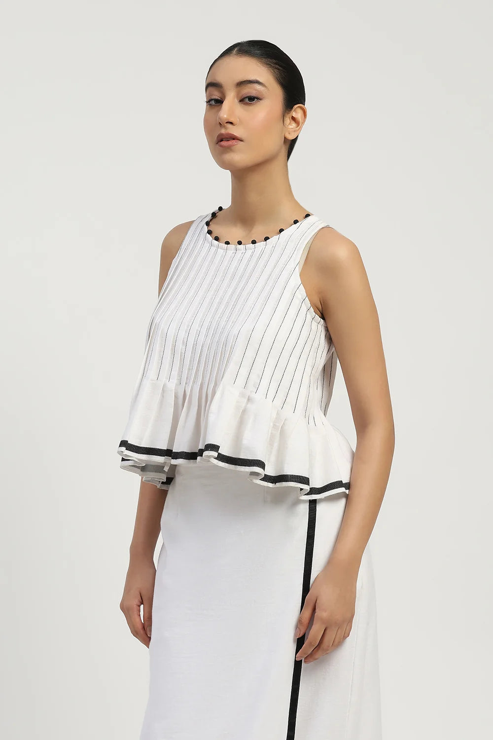 Dhoti Border Top