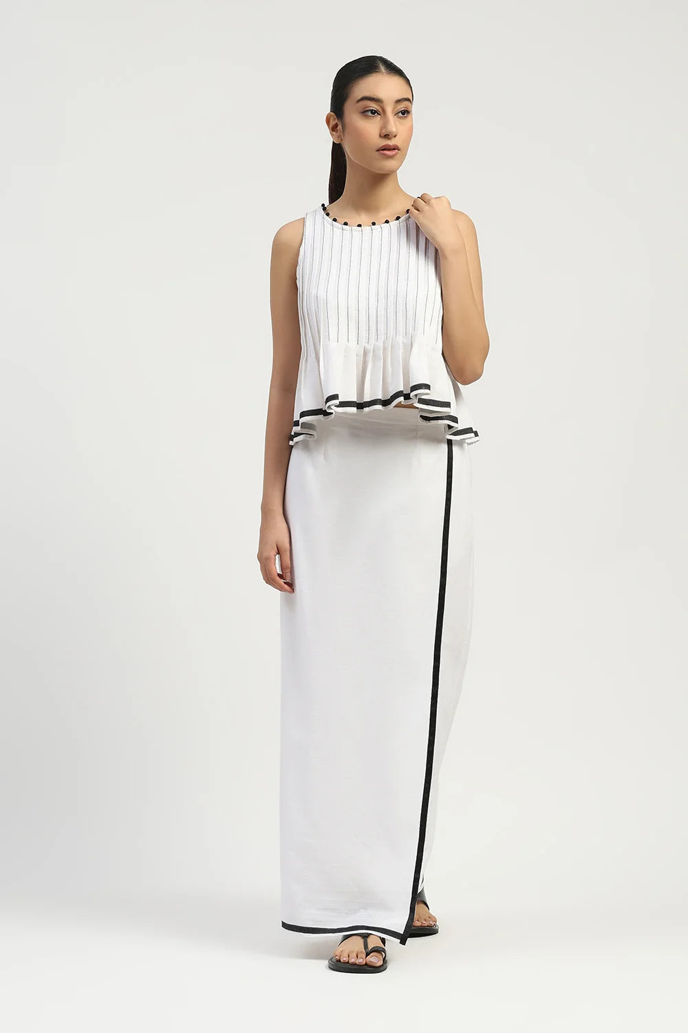 Dhoti Border Top