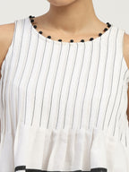 Dhoti Border Top