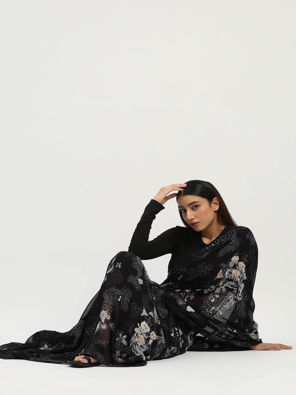Folral Saree
