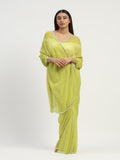 Dot Check Saree