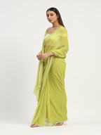 Dot Check Saree
