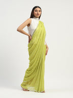 Dot Check Saree
