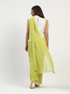 Dot Check Saree