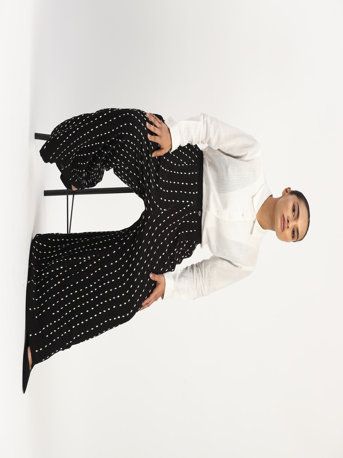Stab Stitch Front Shirt