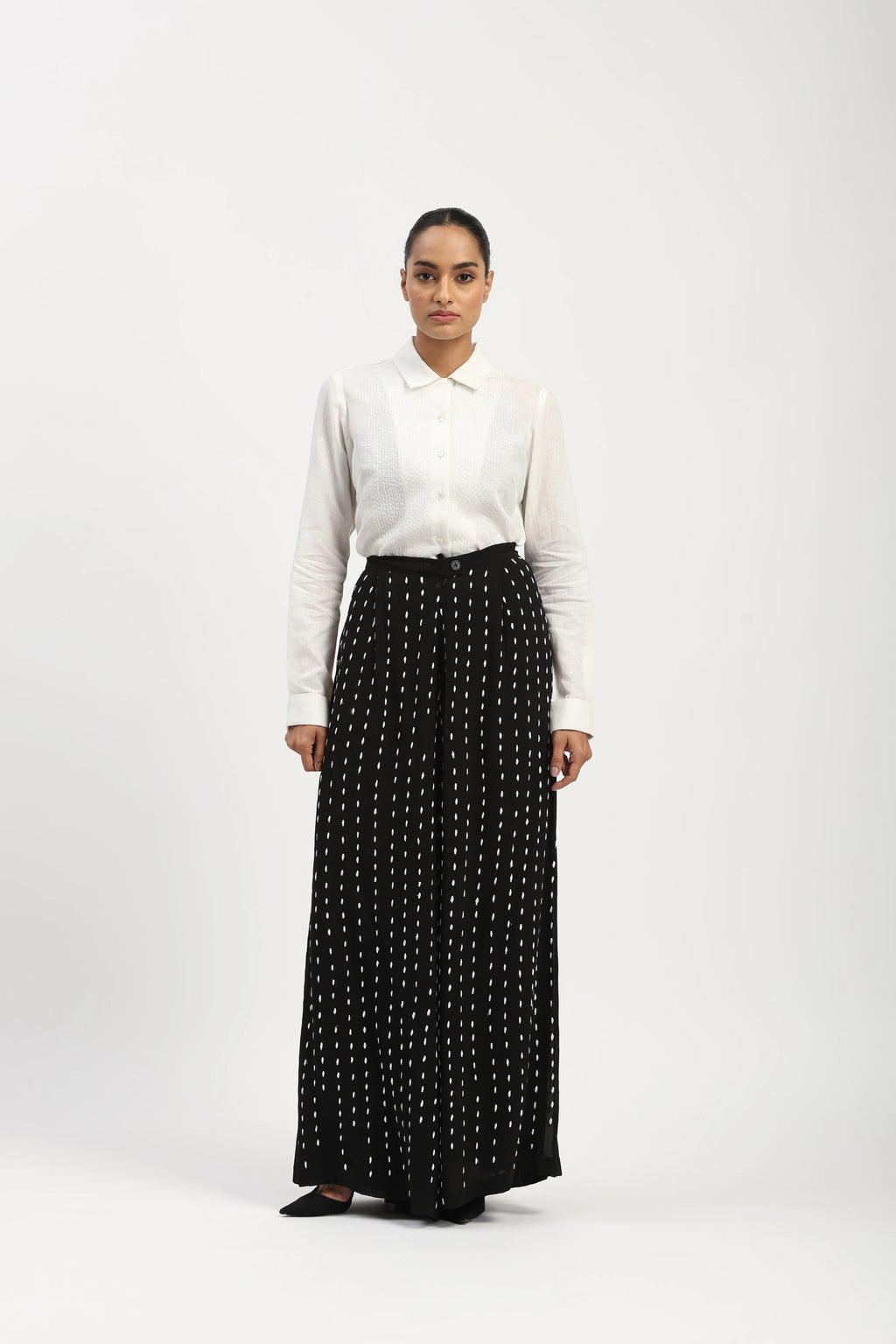 Stab Stitch Front Shirt