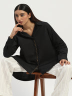 Studs Placket Shirt