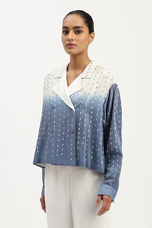 Ombre Stab Stitch Shirt