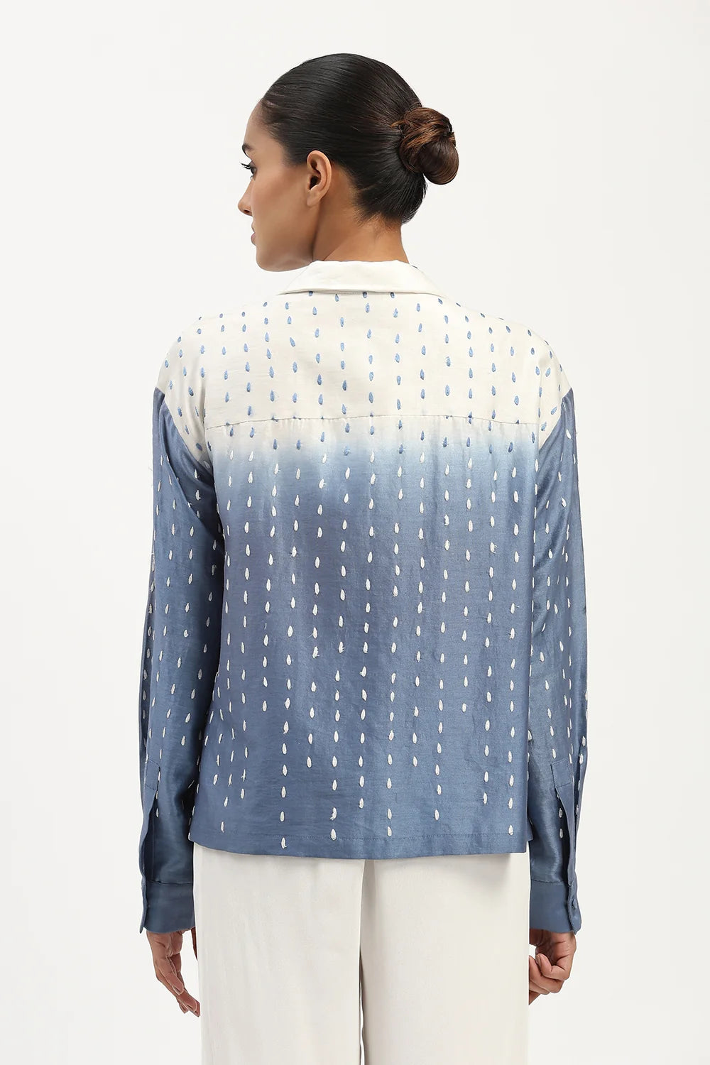 Ombre Stab Stitch Shirt