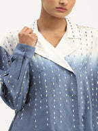 Ombre Stab Stitch Shirt
