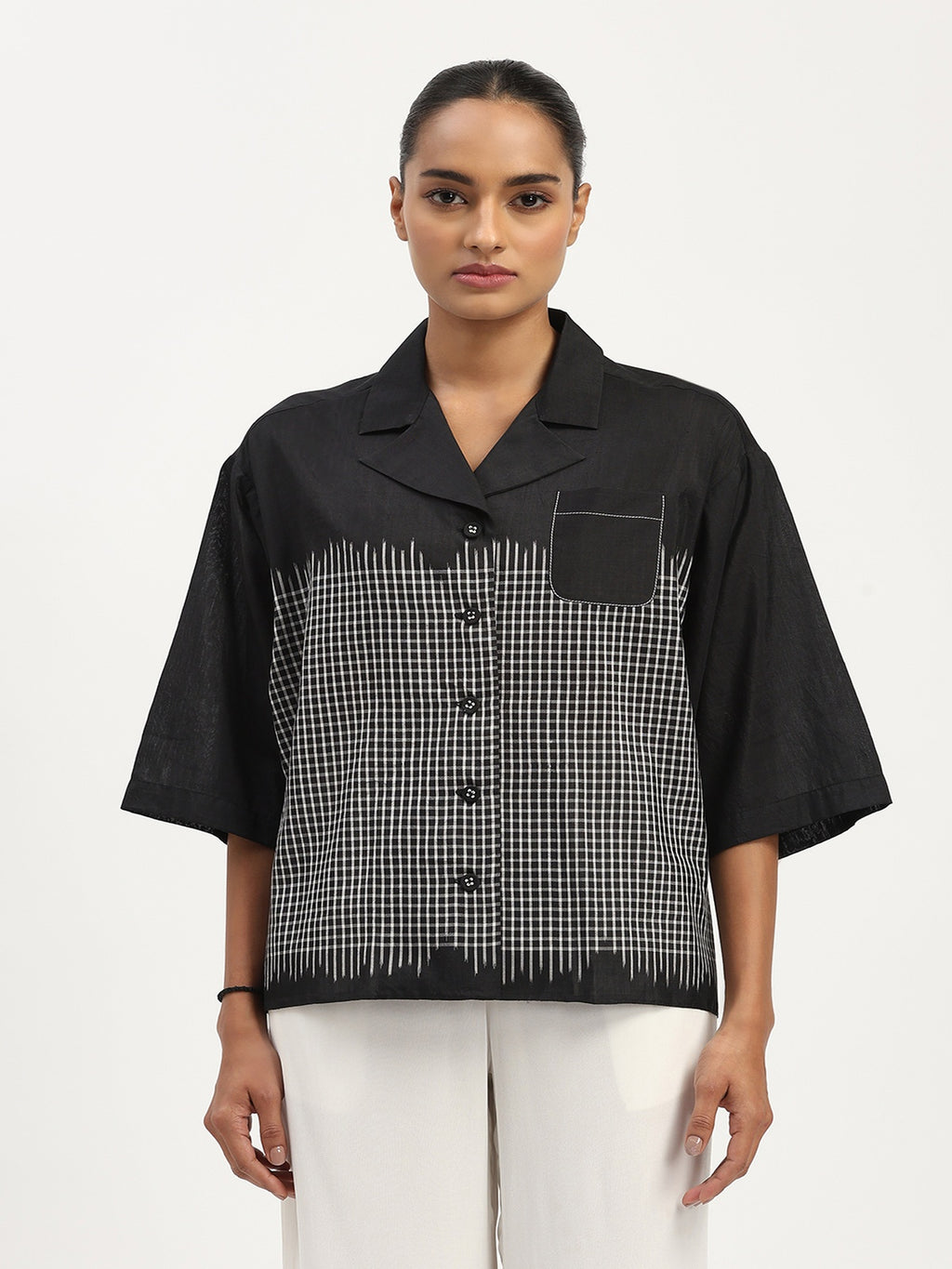 Ikat Checks Shirt