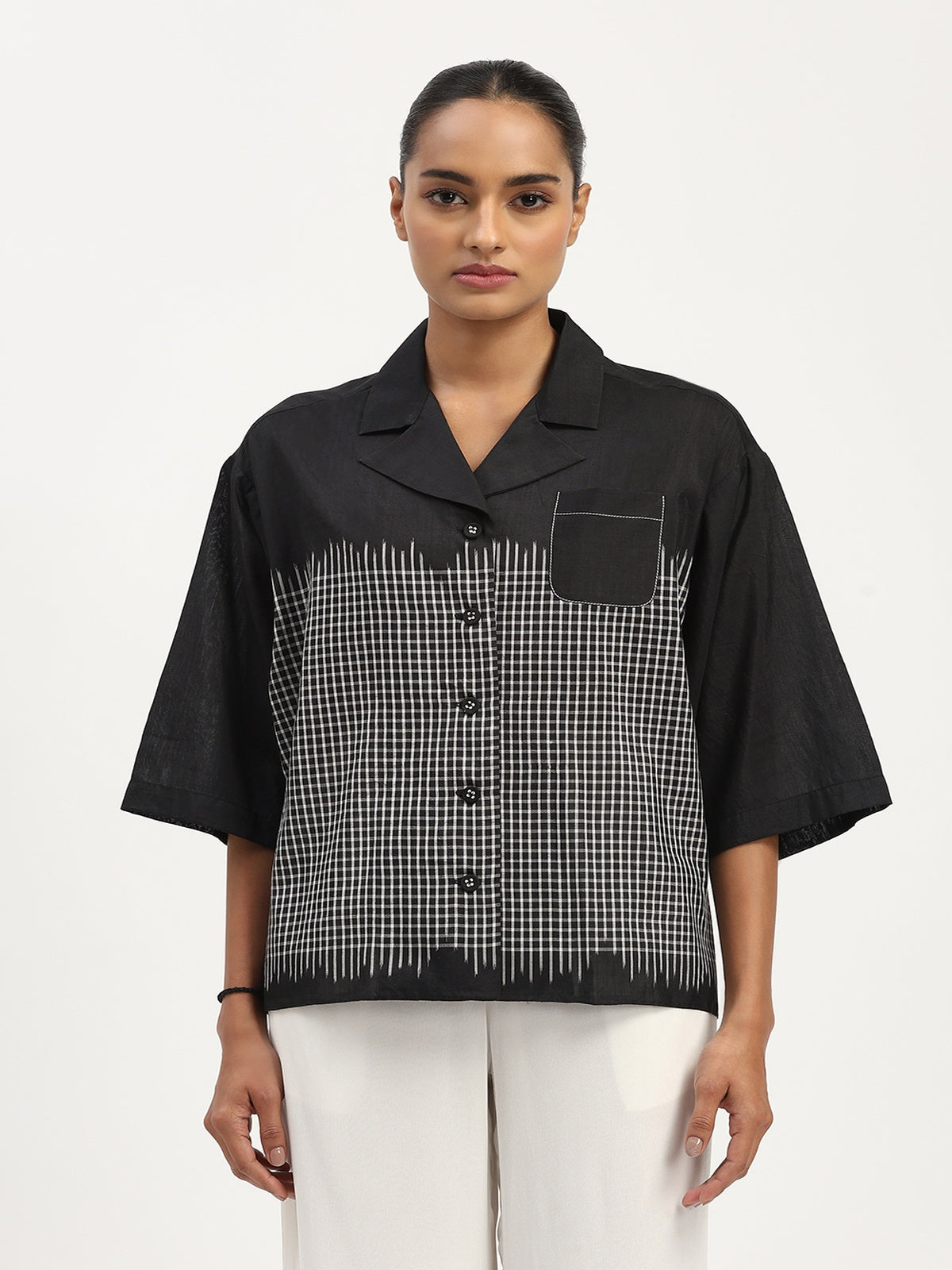 Ikat Checks Shirt