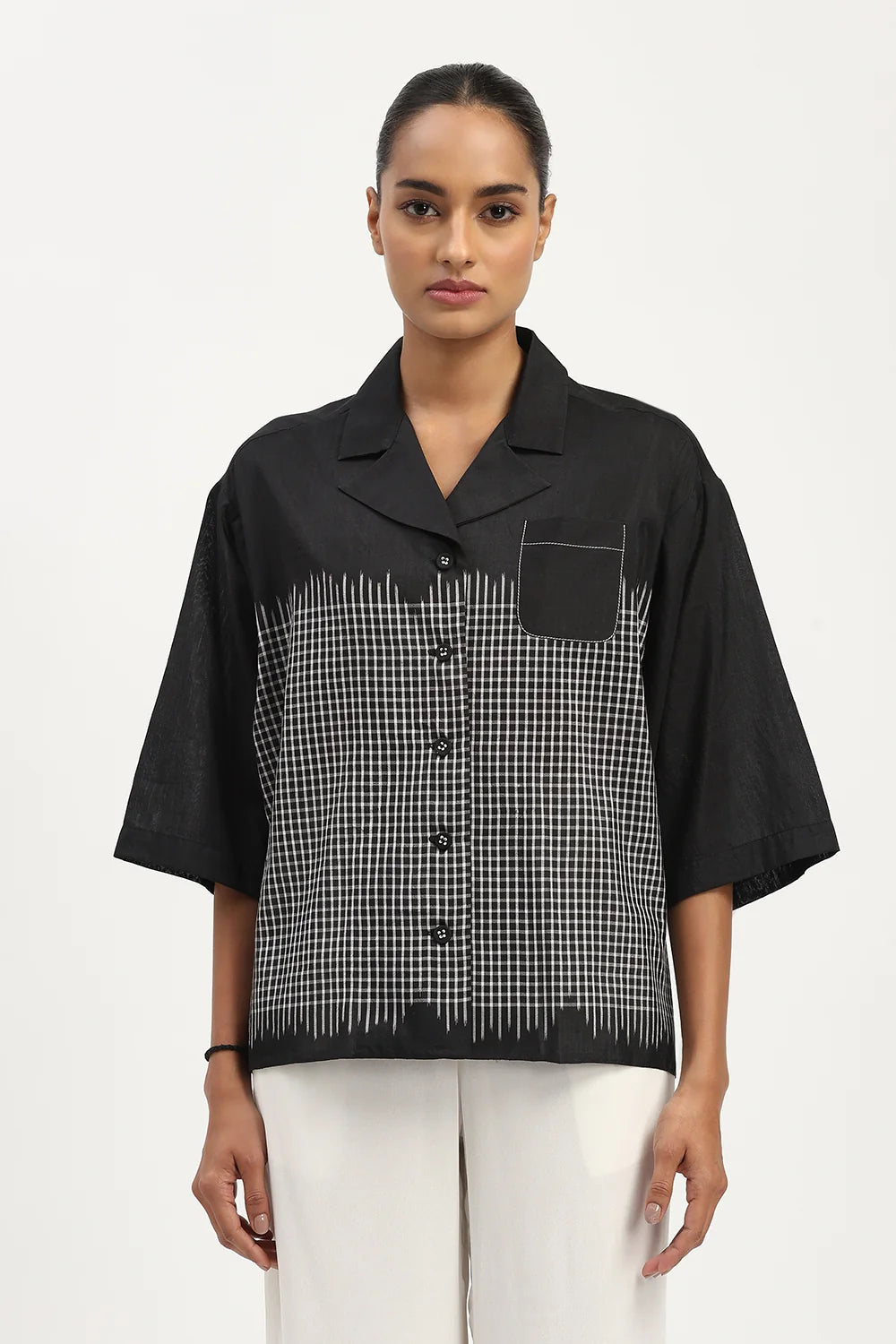 Ikat Checks Shirt