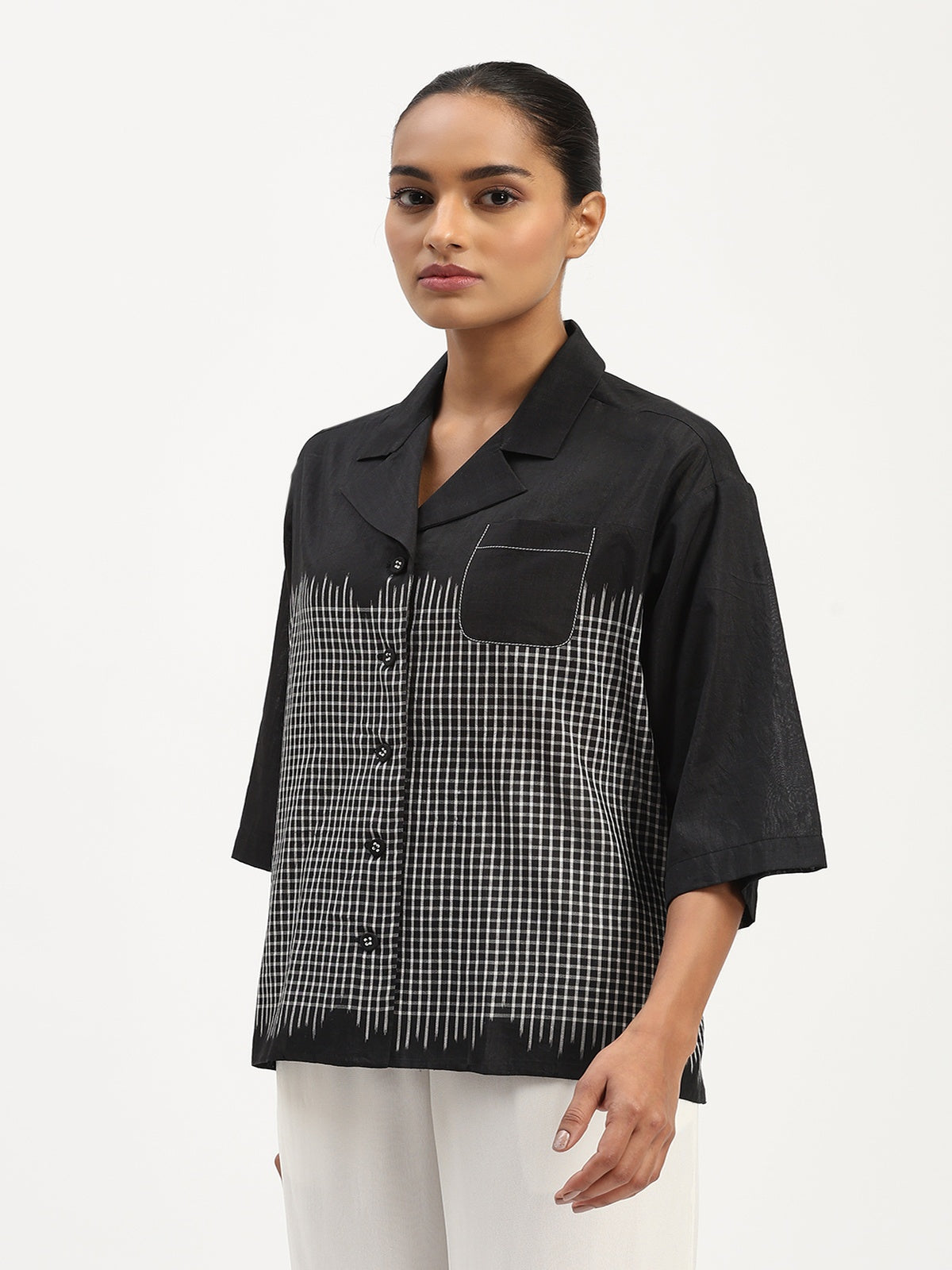 Ikat Checks Shirt