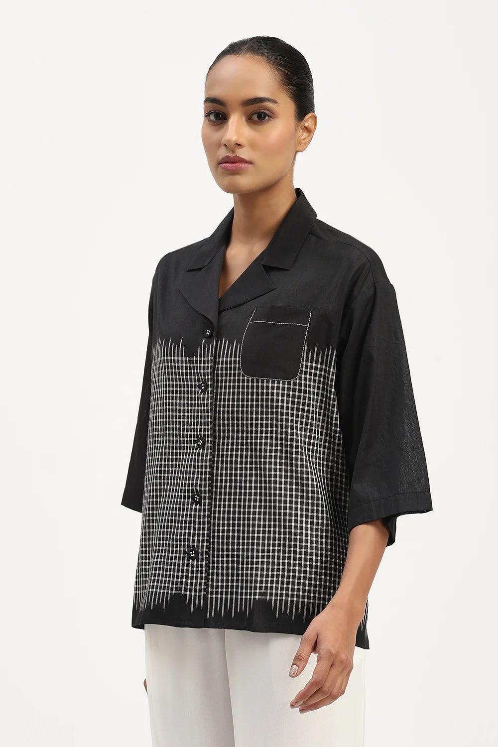 Ikat Checks Shirt