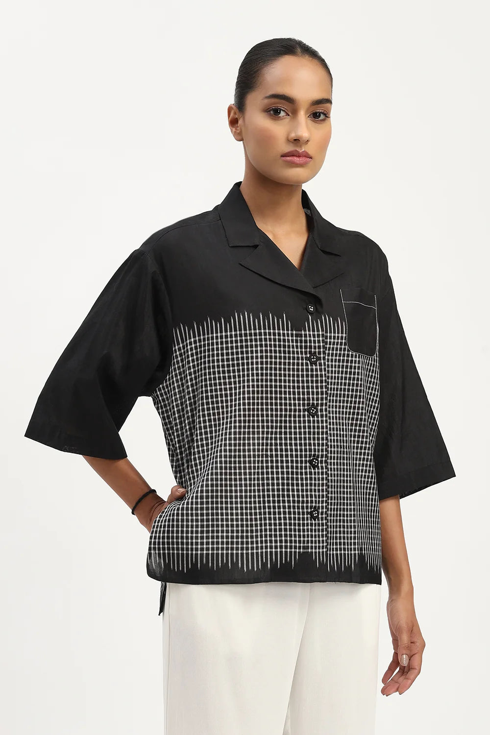 Ikat Checks Shirt