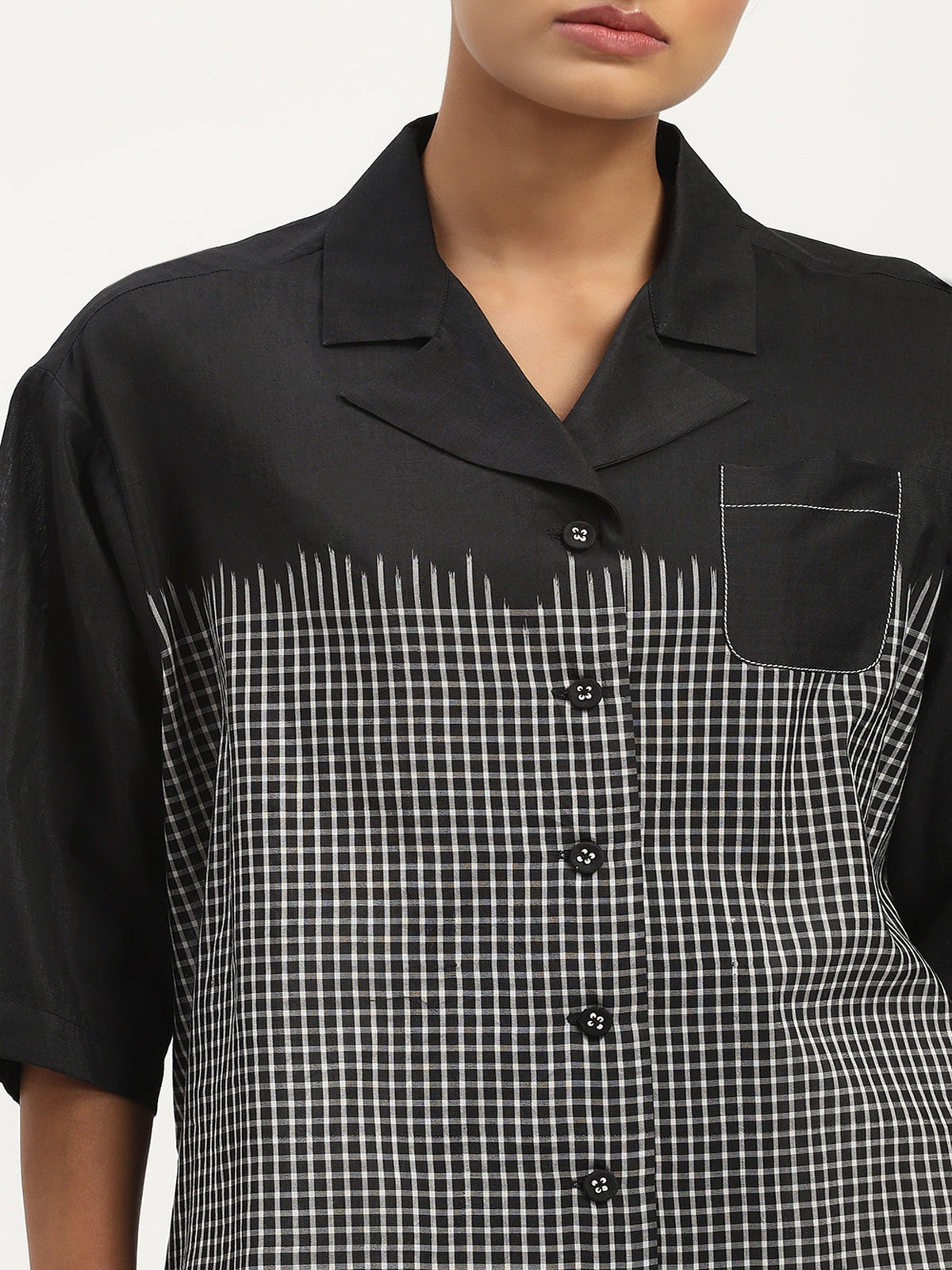 Ikat Checks Shirt