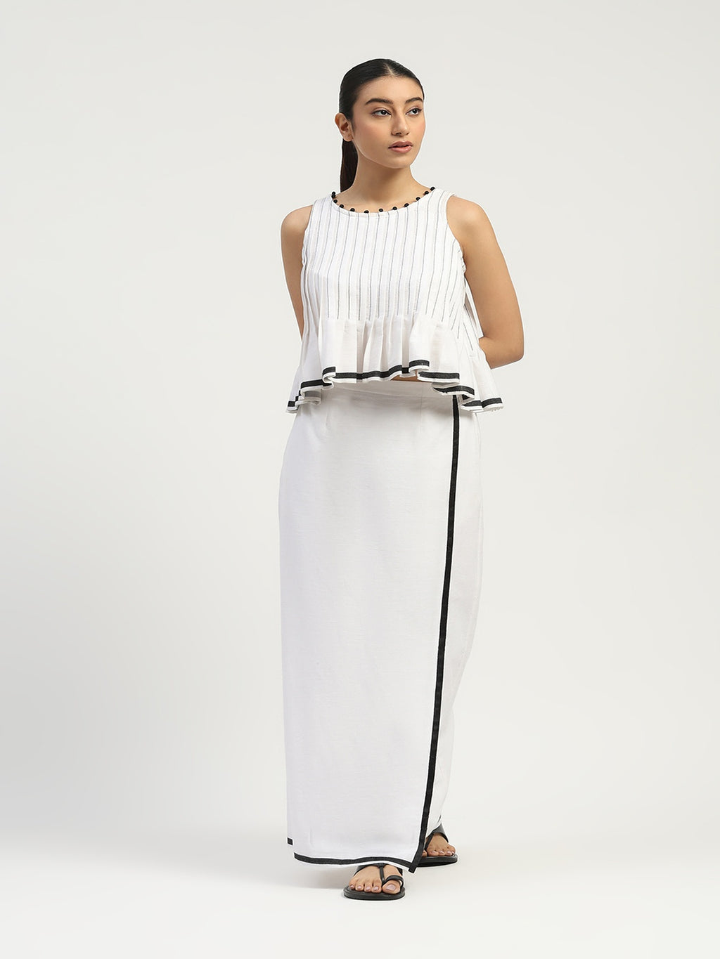 Dhoti Border Skirt