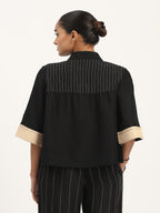 Pleated Linen Top