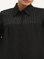 Pleated Linen Top